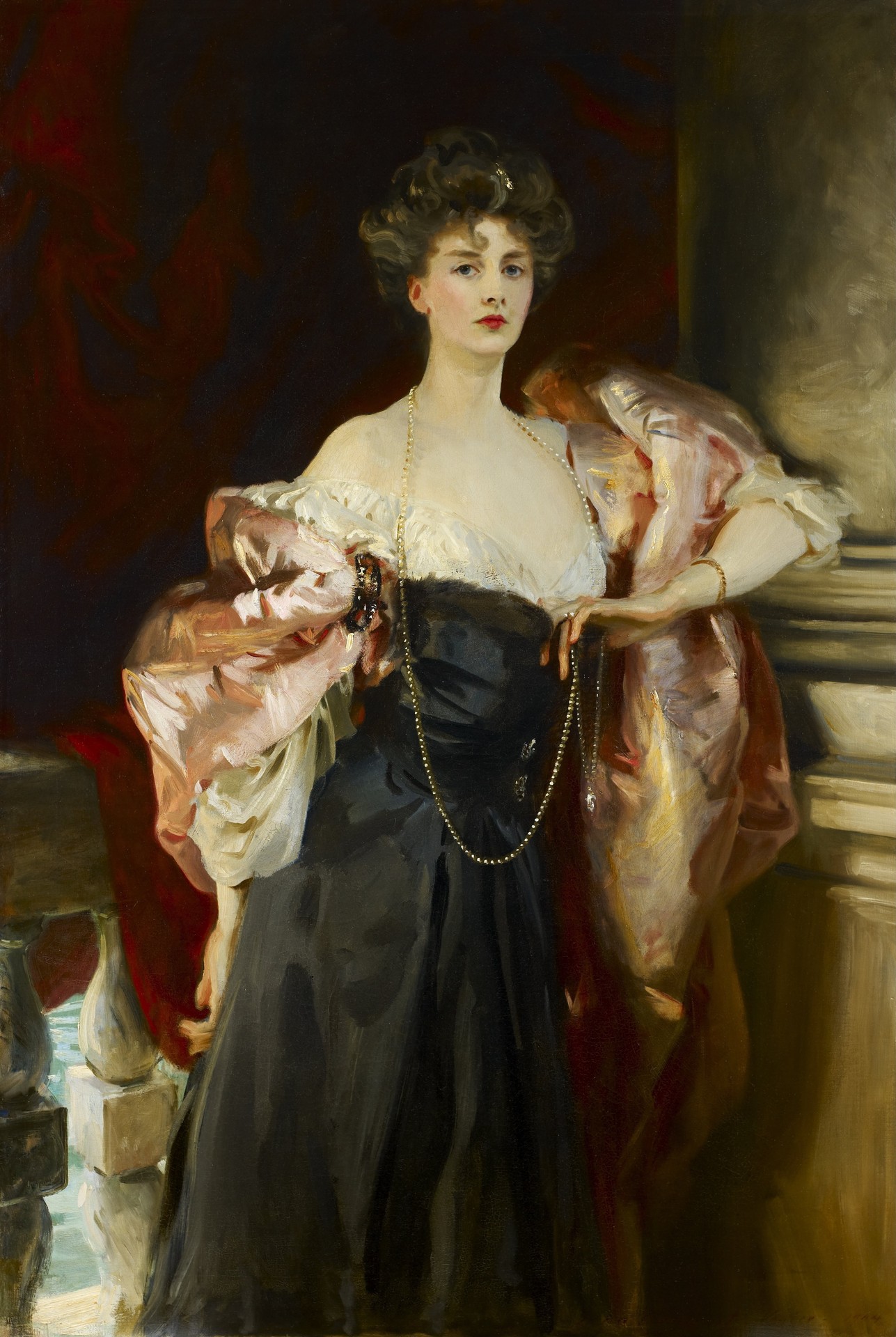 Lady Helen Vincent, Viscountess d'Abernon - by John Singer Sargent