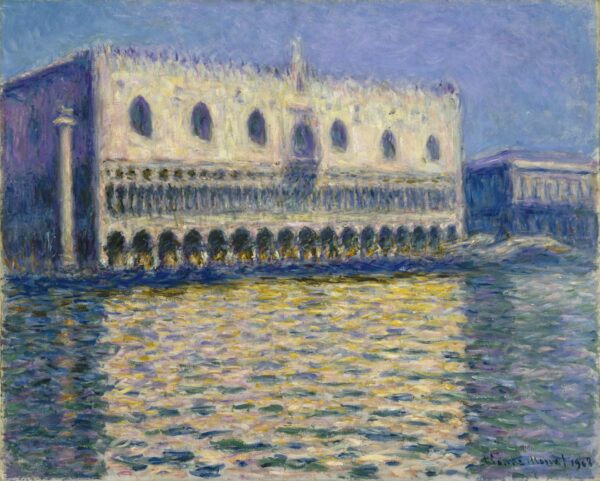 The Doge's Palace (Le Palais ducal) - by Claude Monet