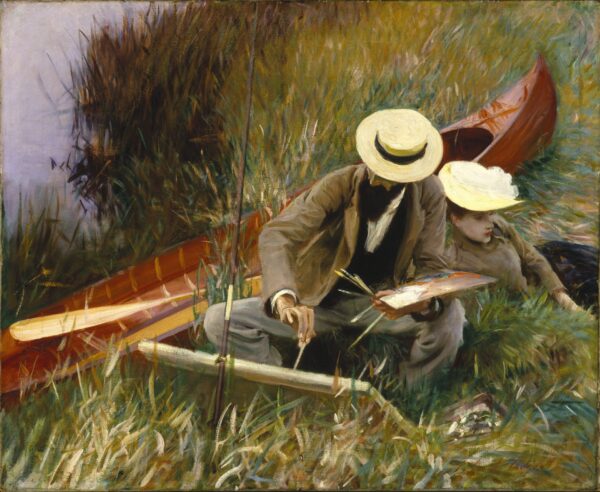 An Out-of-Doors Study - by John Singer Sargent