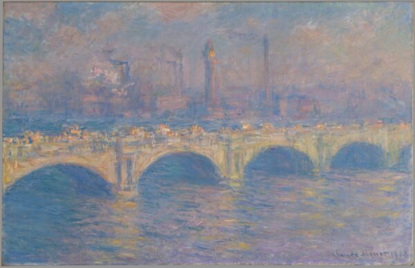 Waterloo Bridge, London - by Claude Monet