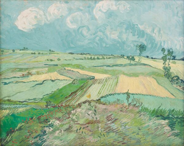 Wheat Fields after the Rain (The Plain of Auvers) - by Vincent van Gogh