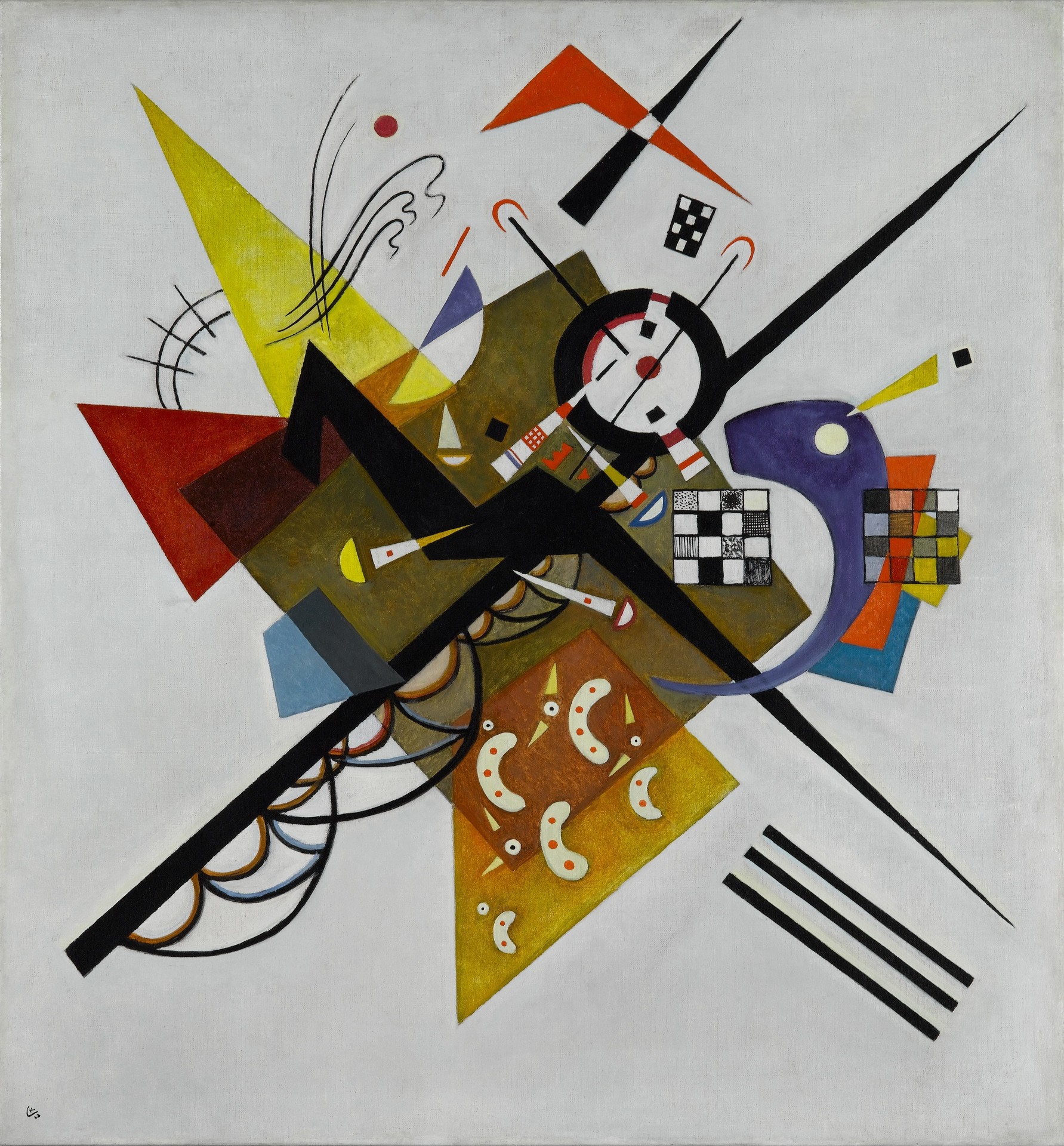 Auf Weiss II (On White II) - by Wassily Kandinsky