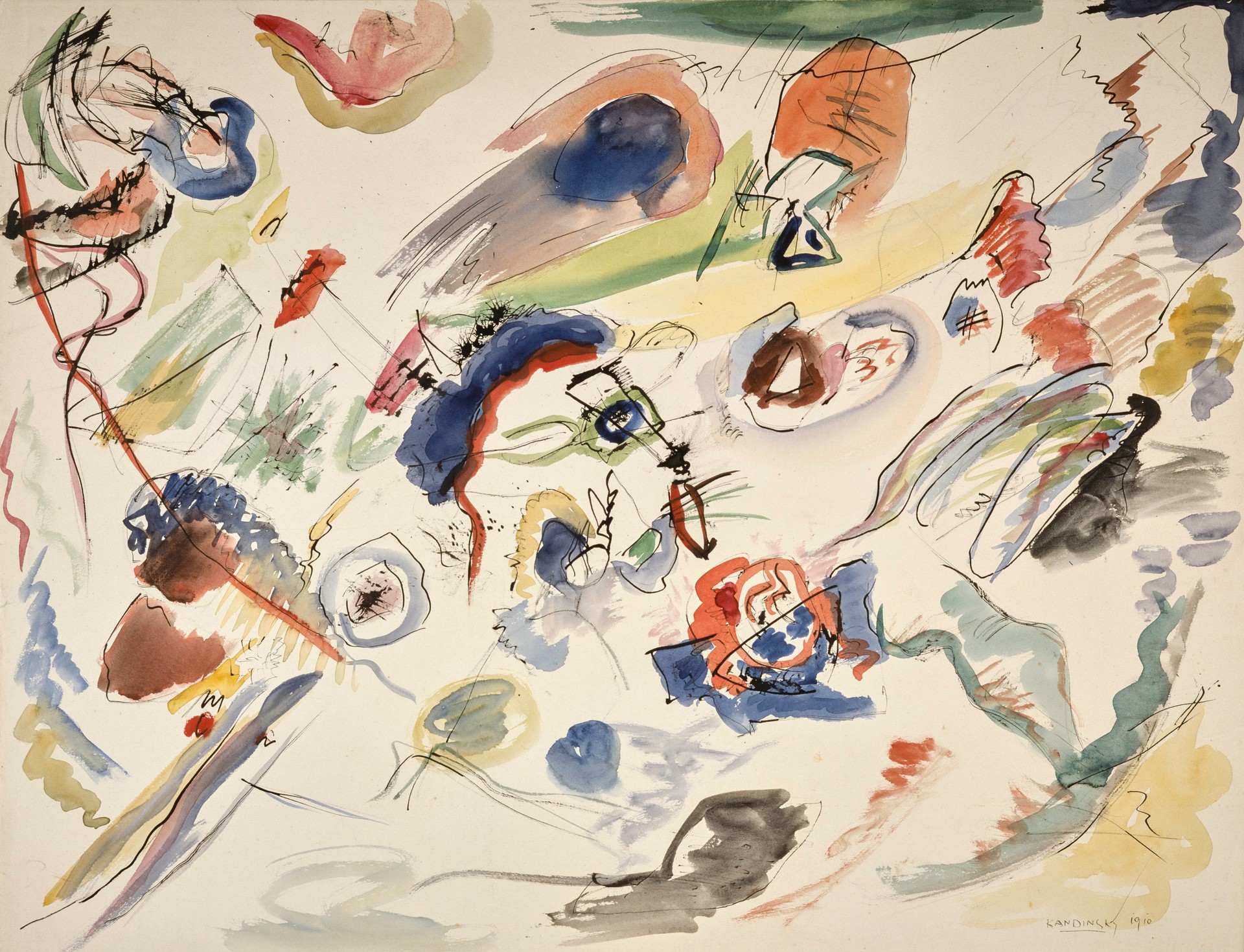 Untitled - by Wassily Kandinsky
