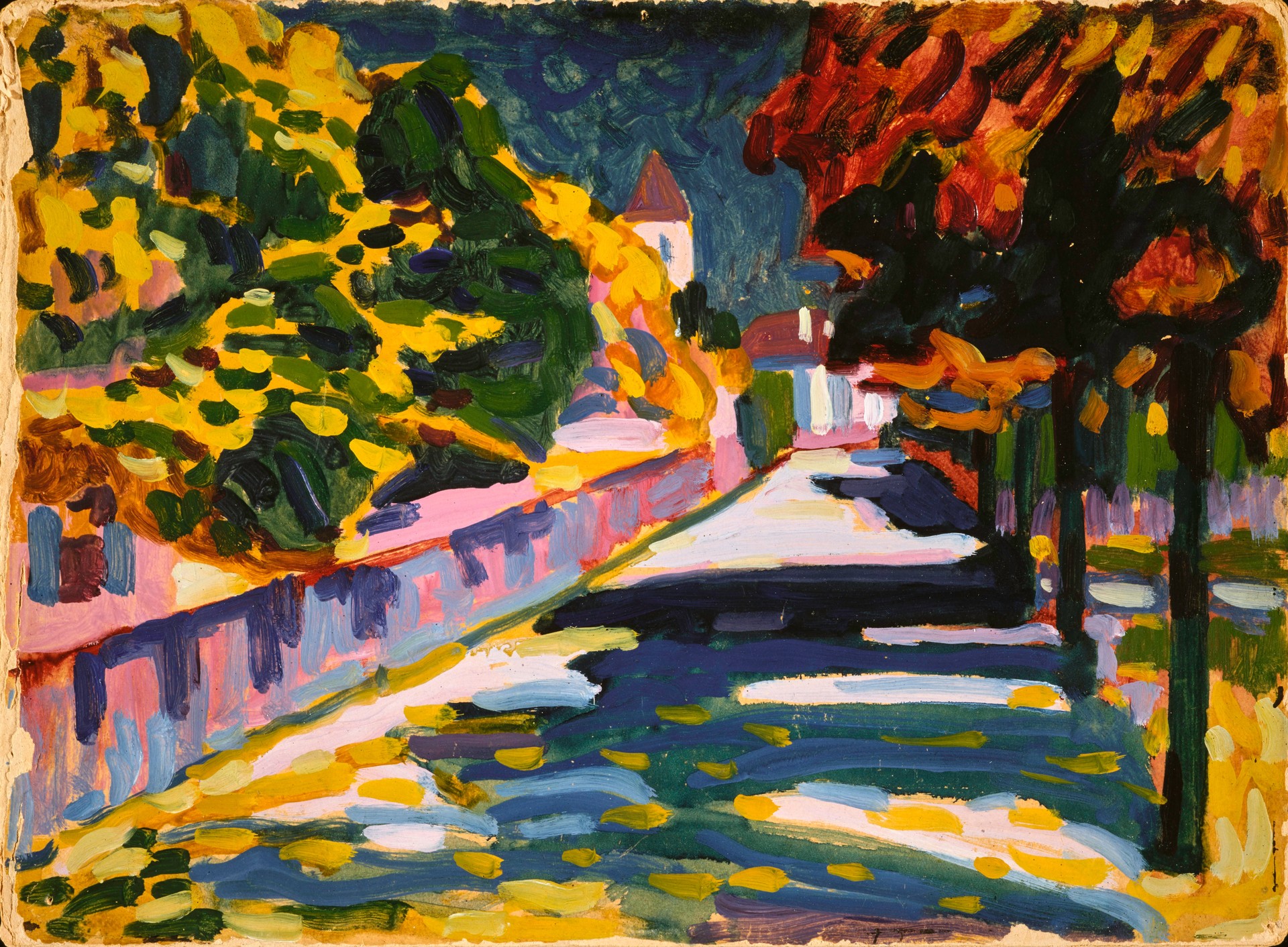 Herbst in Bayern (Autumn in Bavaria) - by Wassily Kandinsky