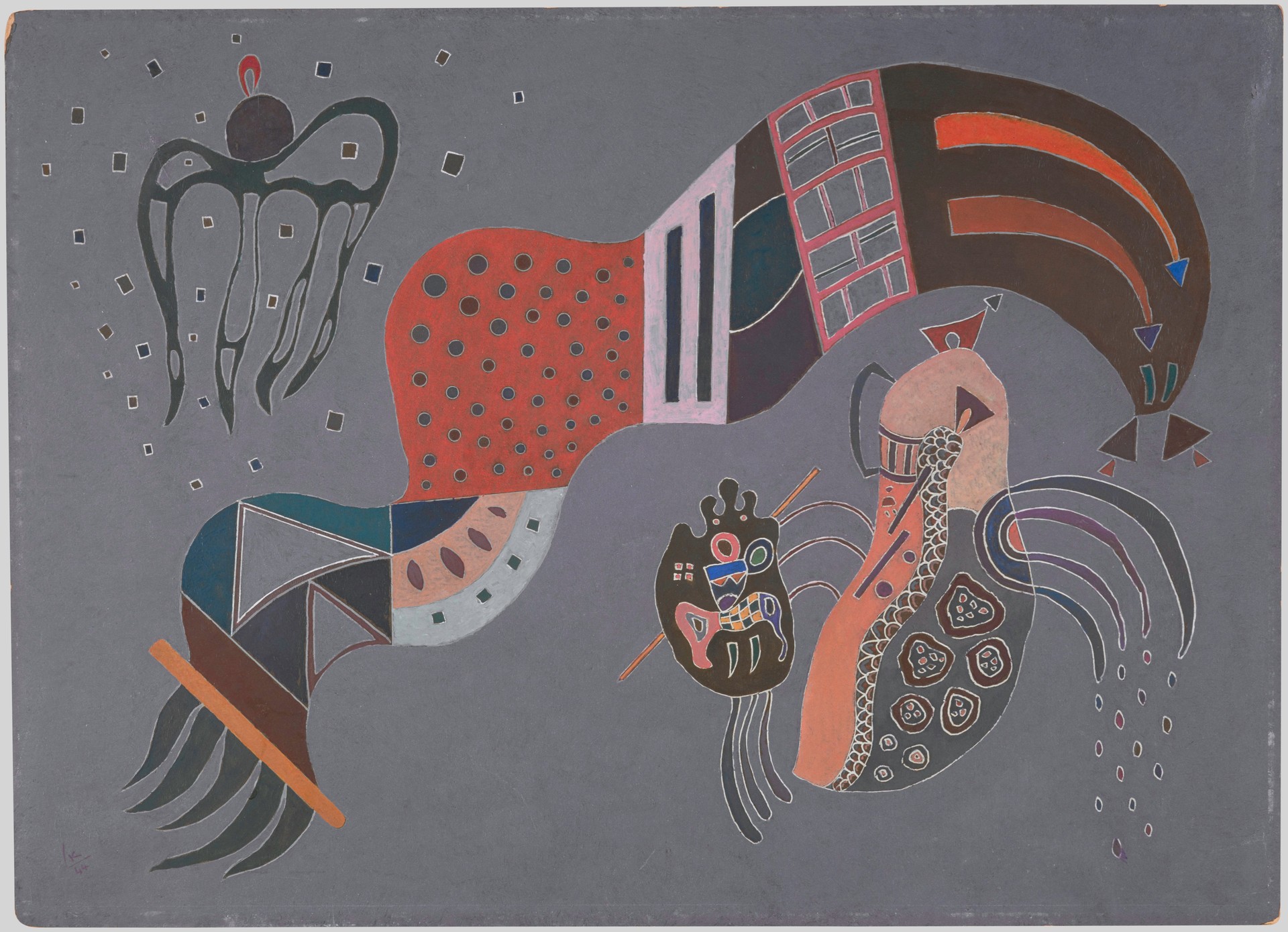 Tempered Momentum - by Wassily Kandinsky