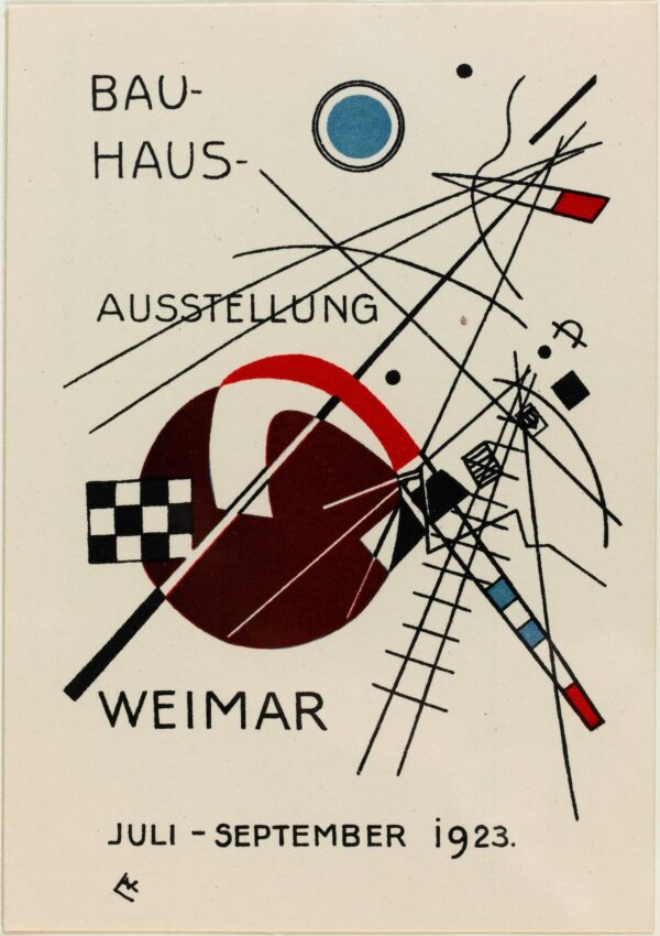 Postkarte f¨¹r die Bauhaus-Ausstellung (Postcard for the Bauhaus Exhibition) - by Wassily Kandinsky