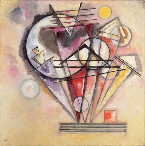 Auf Spitzen (On the points) - by Wassily Kandinsky