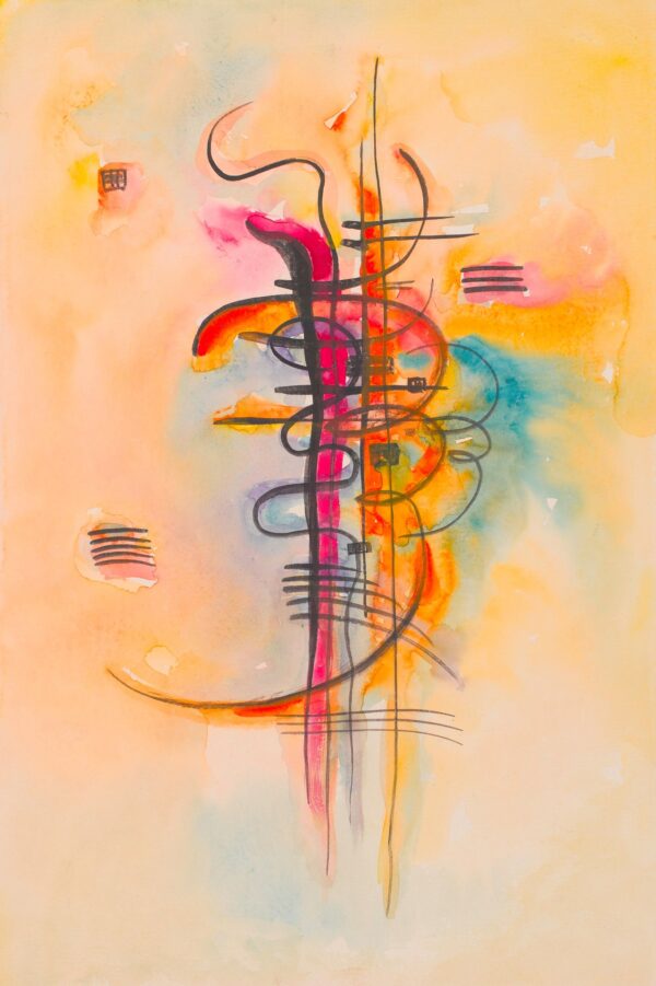 Watercolor Number 325 - by Wassily Kandinsky