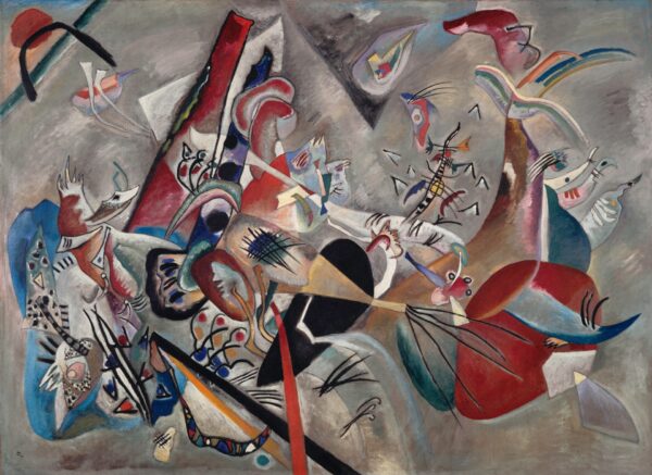 Im Grau (In the Grey) - by Wassily Kandinsky
