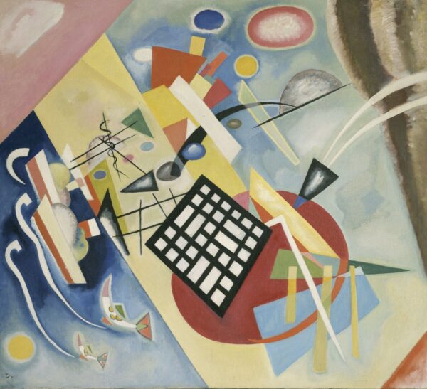 Schwarzer Raster (Black Weft) - by Wassily Kandinsky