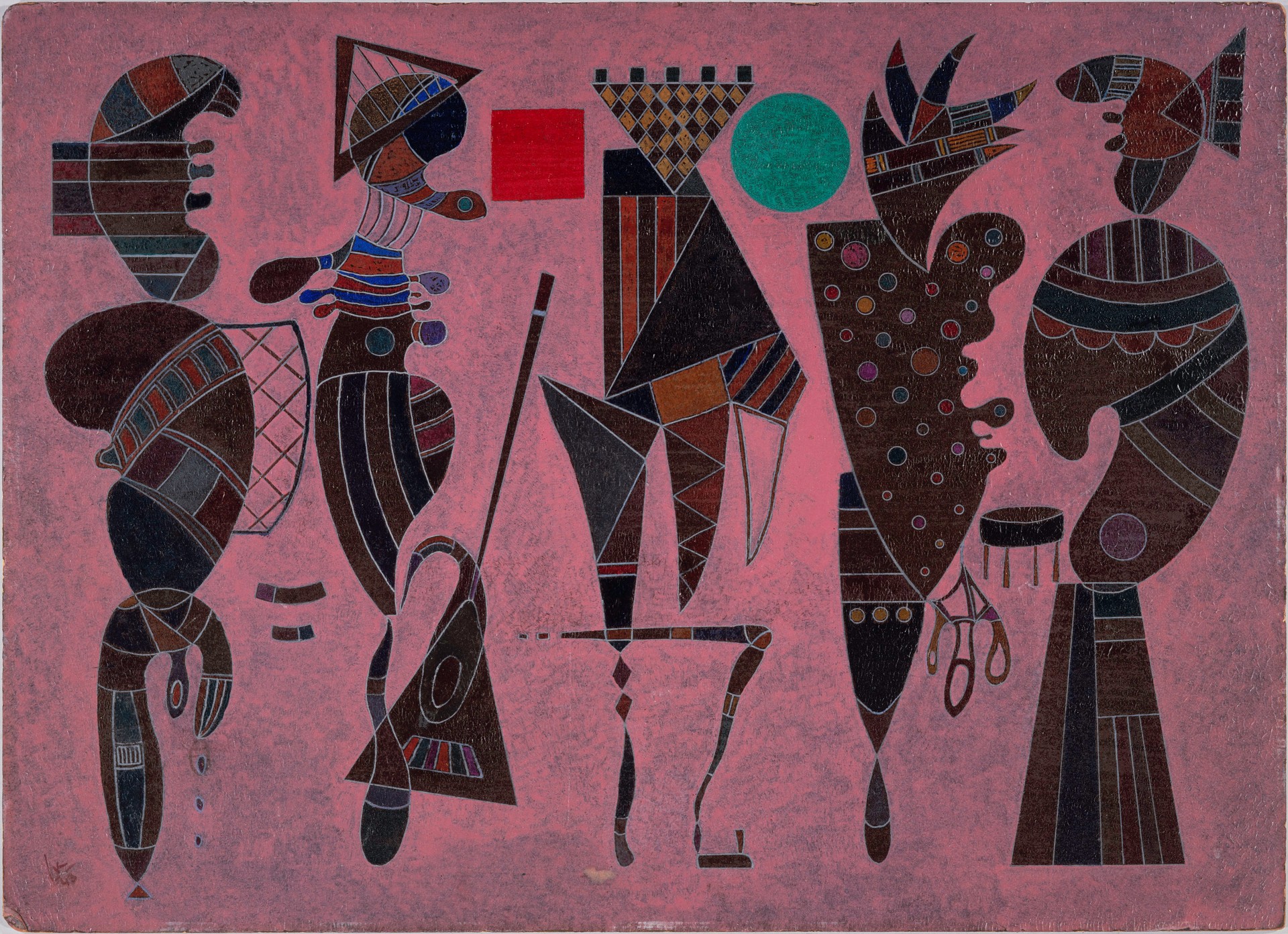 Cercle and Square - by Wassily Kandinsky