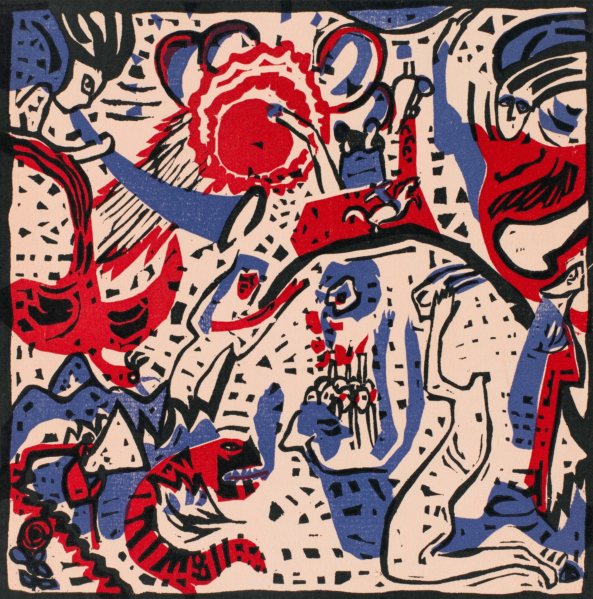 Grosse Auferstehung (Great Resurrection) - by Wassily Kandinsky