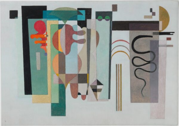 Two Green Points - by Wassily Kandinsky