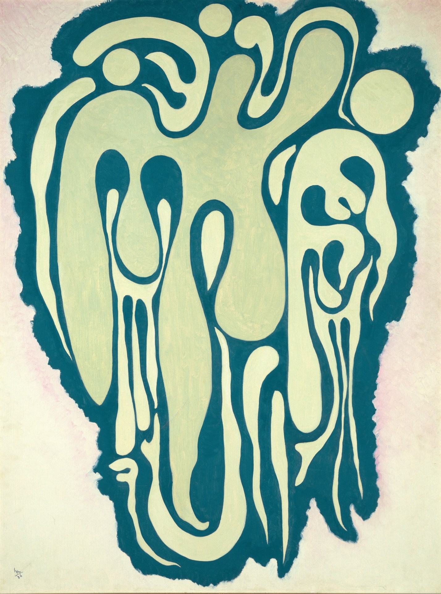 Green Figure - by Wassily Kandinsky