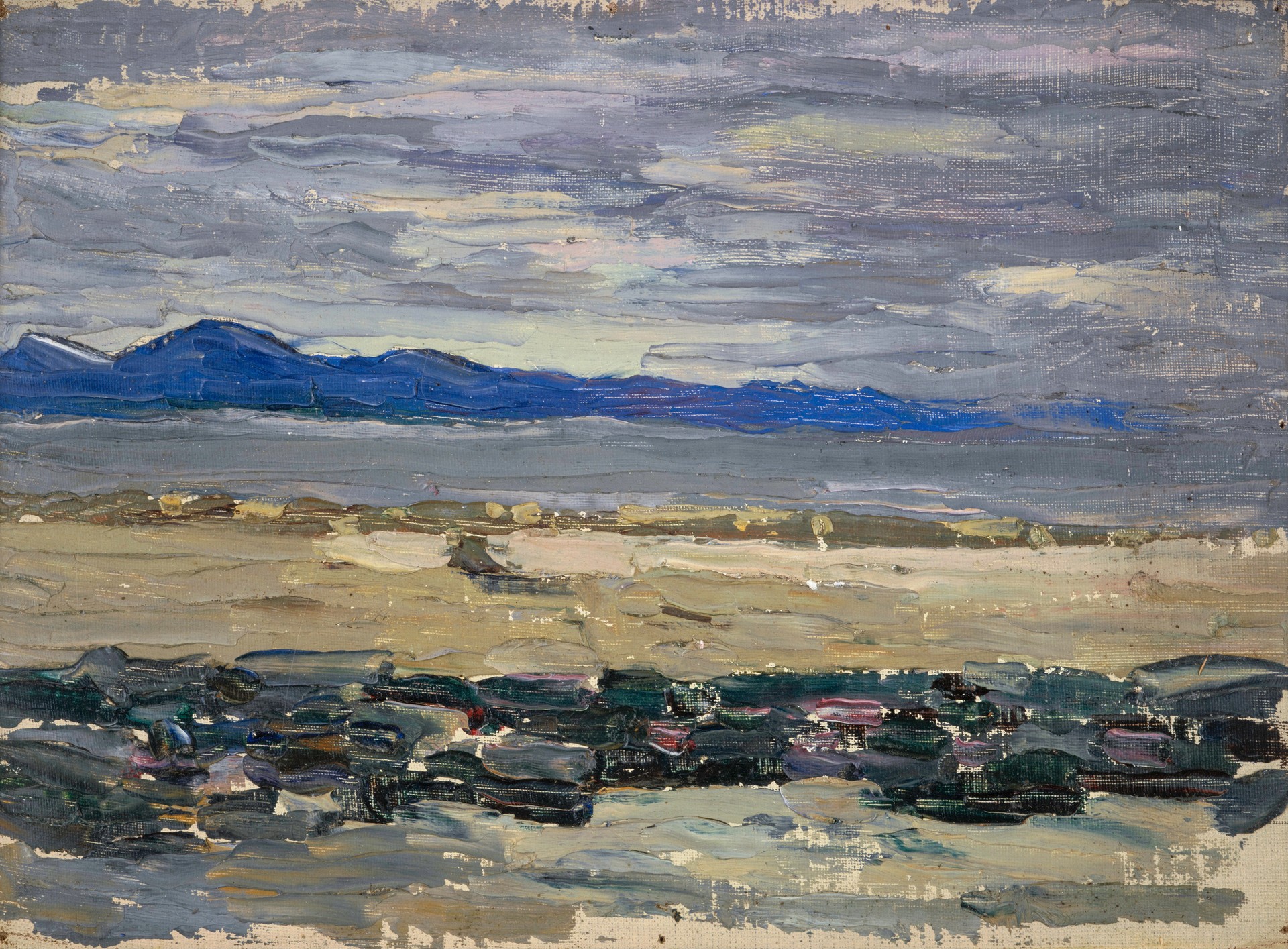 Tunis, Küstenlandschaft II (Tunis, coastal landscape II) - by Wassily Kandinsky