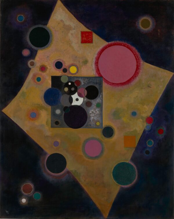Akzent in Rosa (Accent in Pink) - by Wassily Kandinsky