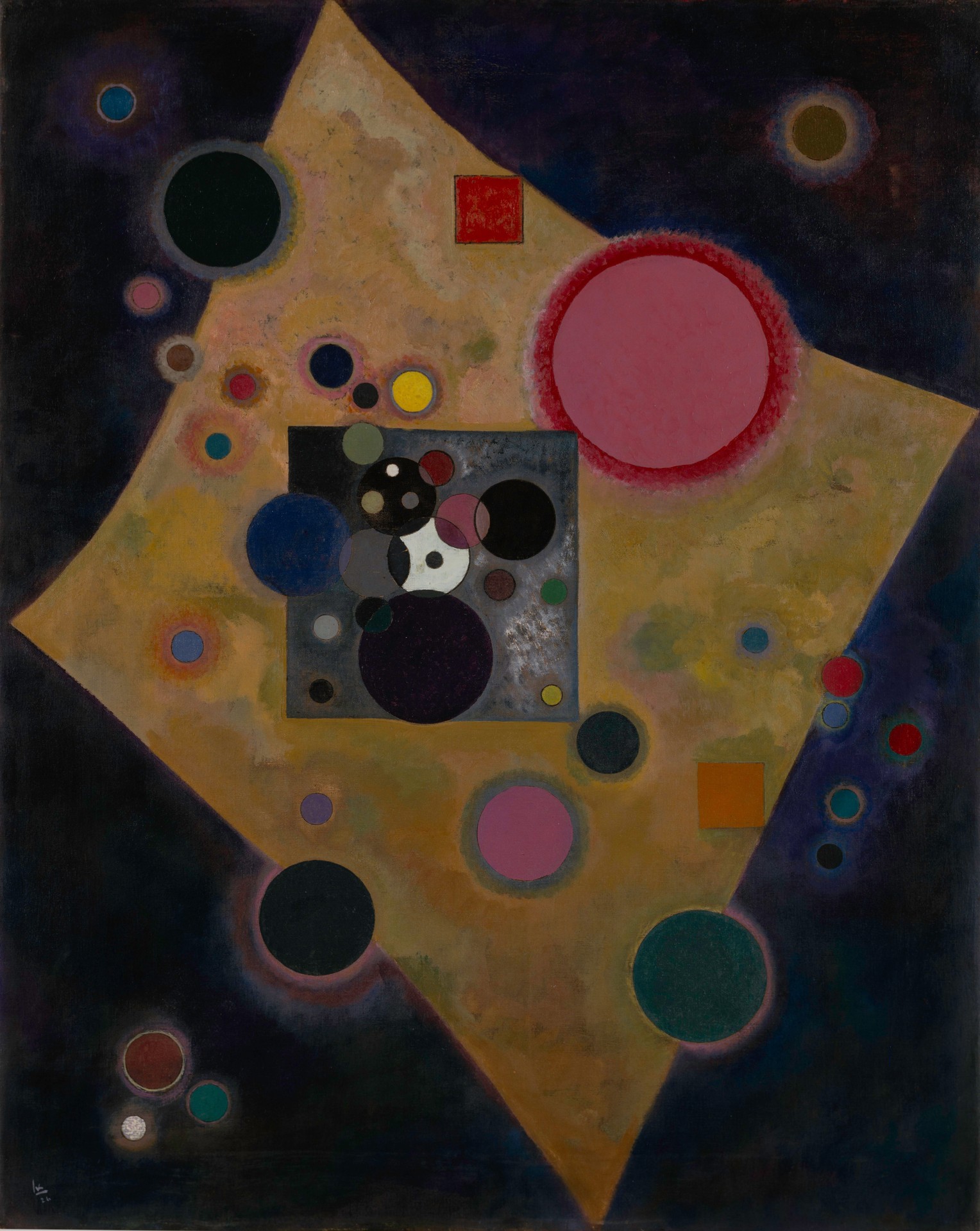 Akzent in Rosa (Accent in Pink) - by Wassily Kandinsky