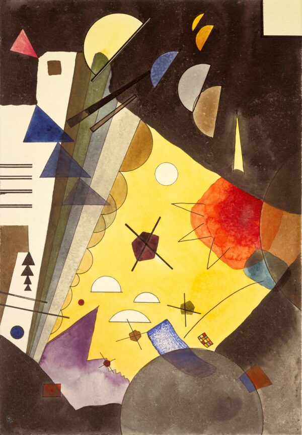 Spannung nach oben (Tension in height) - by Wassily Kandinsky