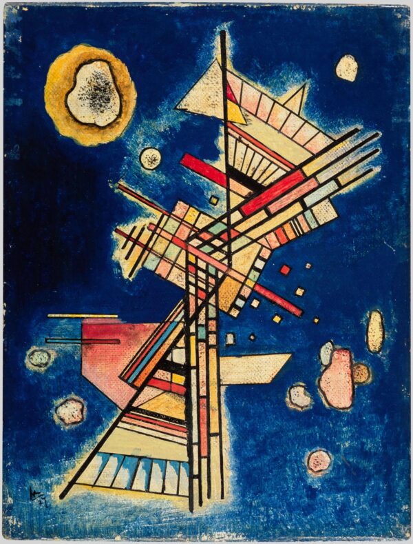 Dunkle Kühle (Dark Freshness) - by Wassily Kandinsky