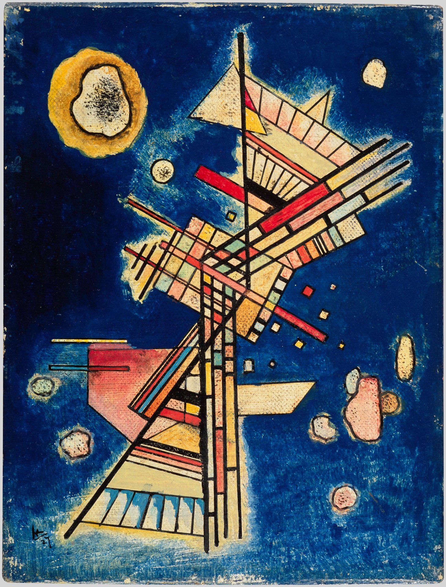 Dunkle Kühle (Dark Freshness) - by Wassily Kandinsky