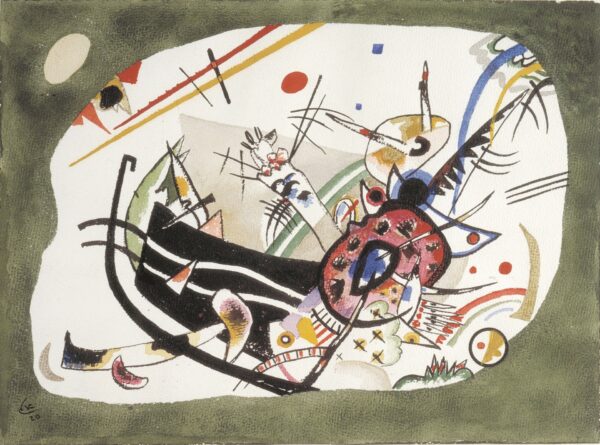 Study for Grüner Rand - by Wassily Kandinsky