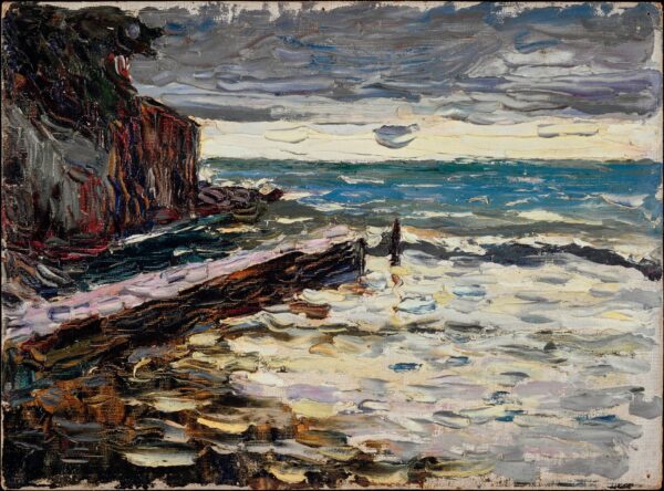 Rapallo, stürmische See (Rapallo, Stormy Sea) - by Wassily Kandinsky