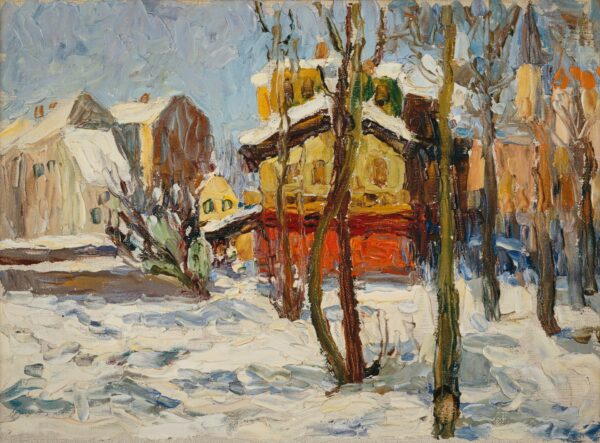 Winter in Schwabing - by Wassily Kandinsky