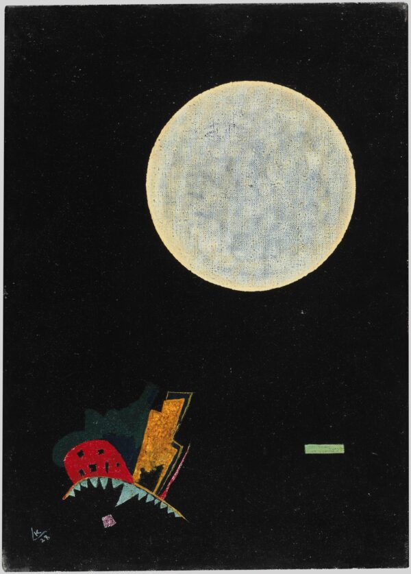 Ein Kreis (A) (A Circle (A)) - by Wassily Kandinsky