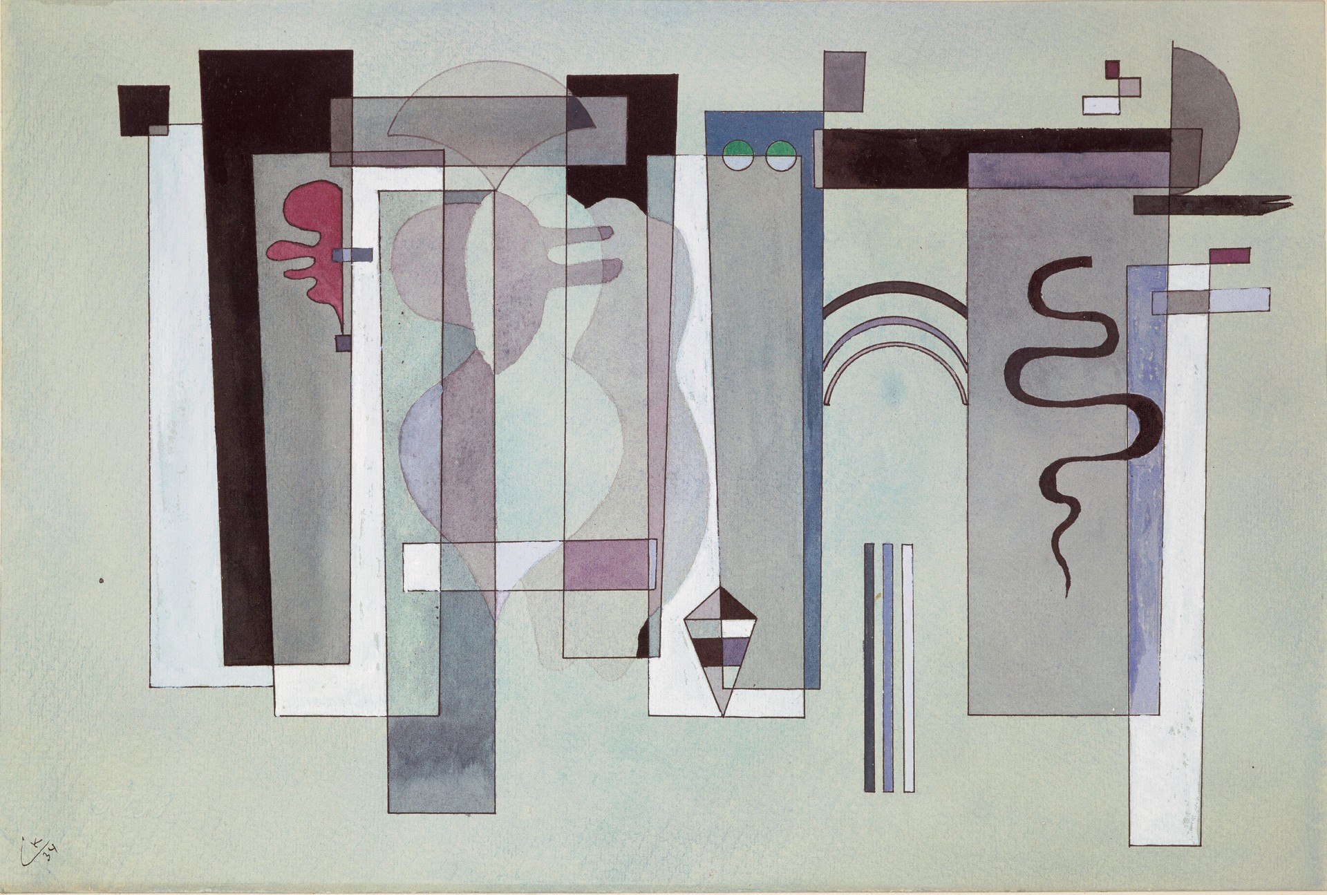 Reunited Surfaces - by Wassily Kandinsky