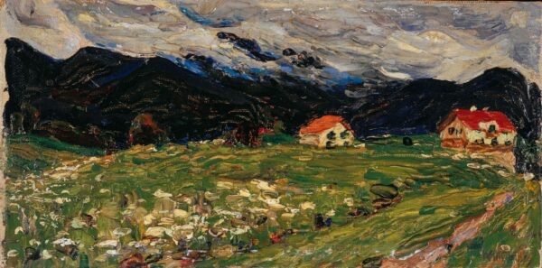 Kochelsee bei München (Kochel Lake close to Munich) - by Wassily Kandinsky