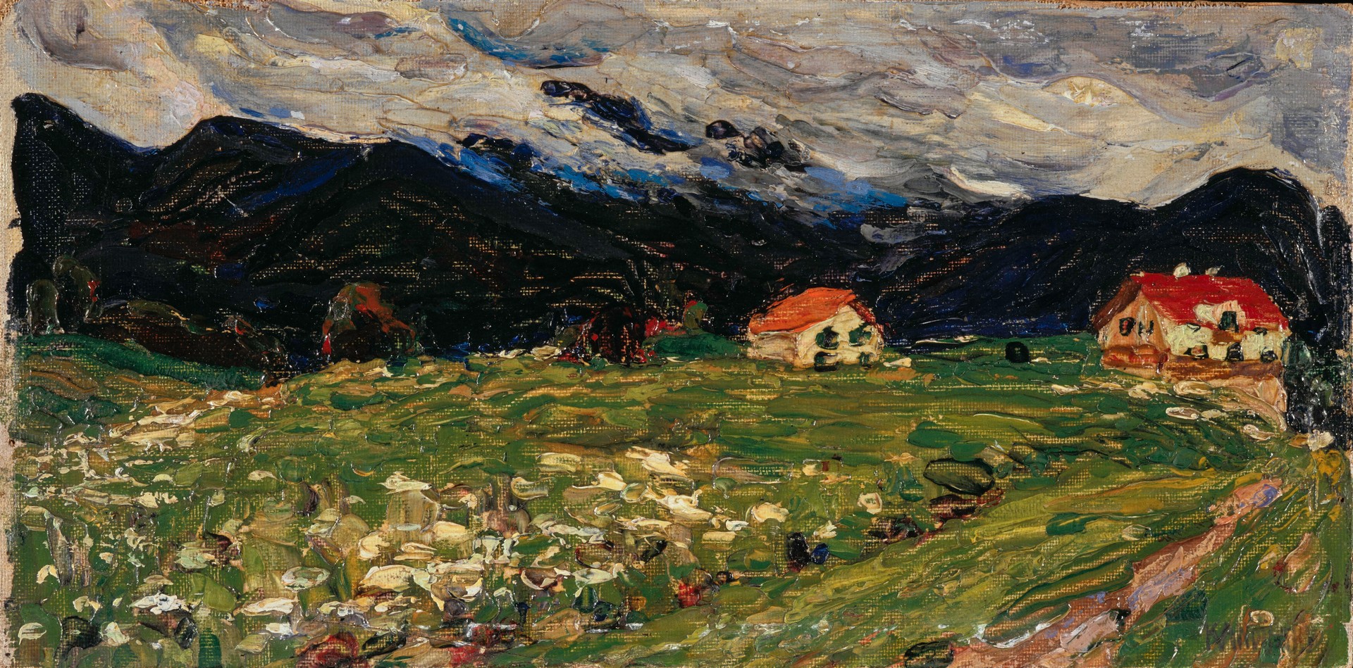 Kochelsee bei München (Kochel Lake close to Munich) - by Wassily Kandinsky