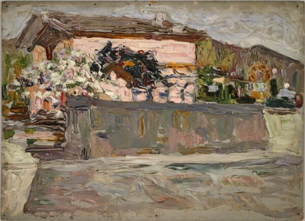 Frühling, Umgebung von Augsburg (Spring, Around Augsburg) - by Wassily Kandinsky