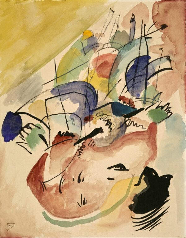 Study for Improvisation 31 (Seeschlacht) - by Wassily Kandinsky