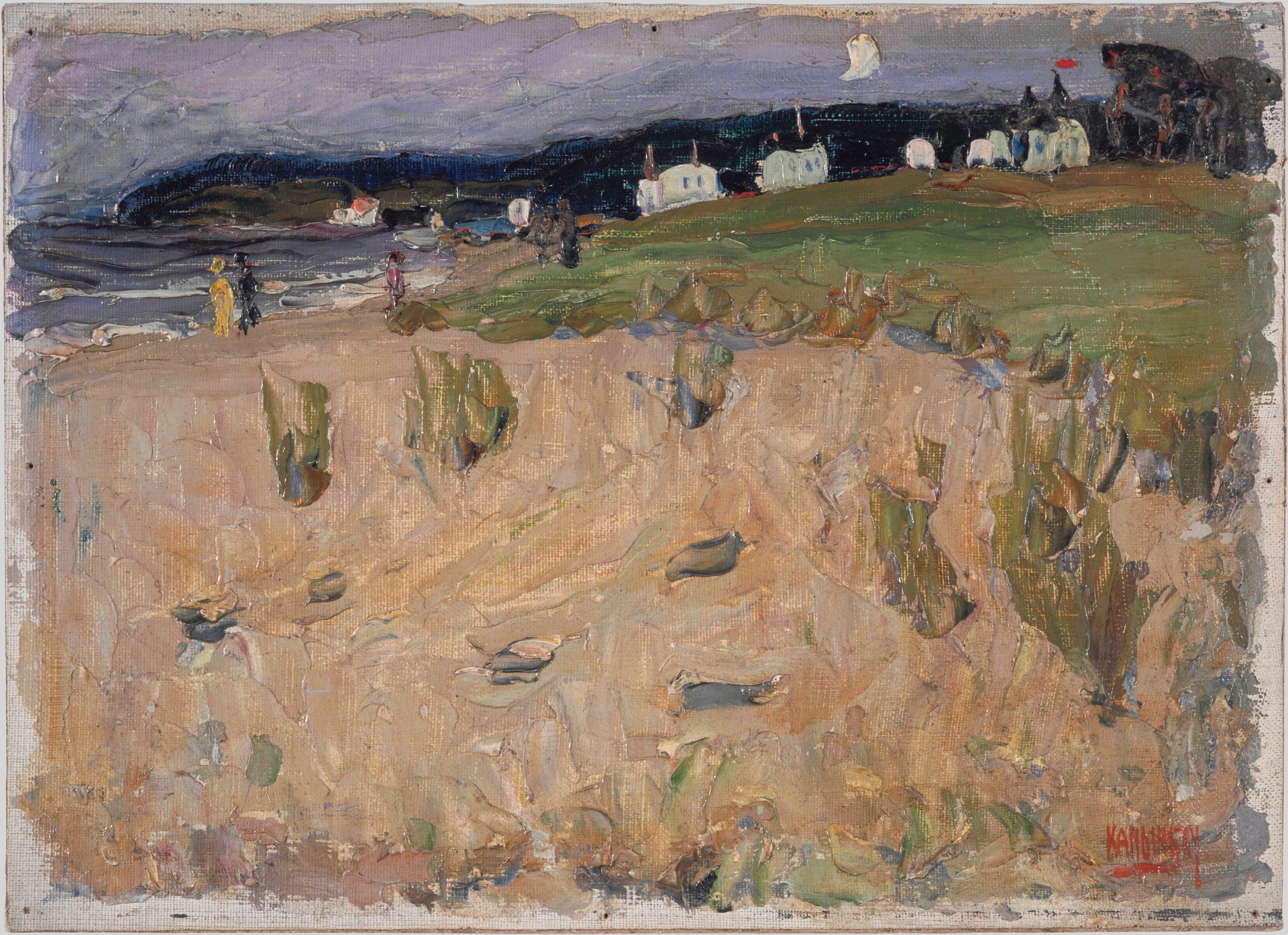 Binz auf Rügen (Dämmerung) (Binz auf Rügen (Dusk)) - by Wassily Kandinsky