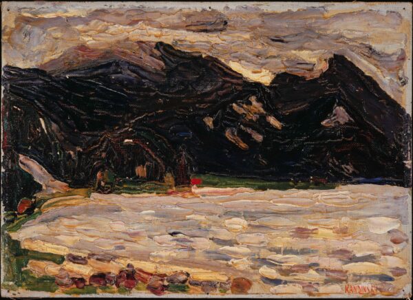 Kochel, See mit Herzogstand (Kochel, lake and Herzogstand) - by Wassily Kandinsky