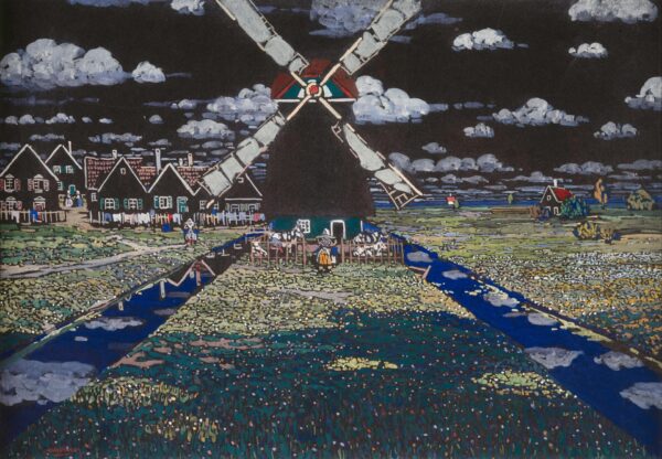 Mühle, Holland (Mill in Holland) - by Wassily Kandinsky
