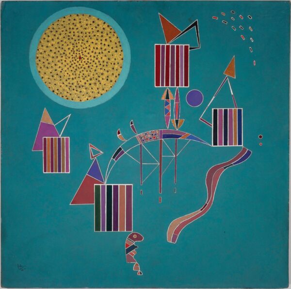 An Intimate Party - by Wassily Kandinsky