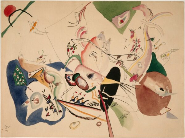 Etude pour Im Grau (Study for In the Grey) - Wassily Kandinsky