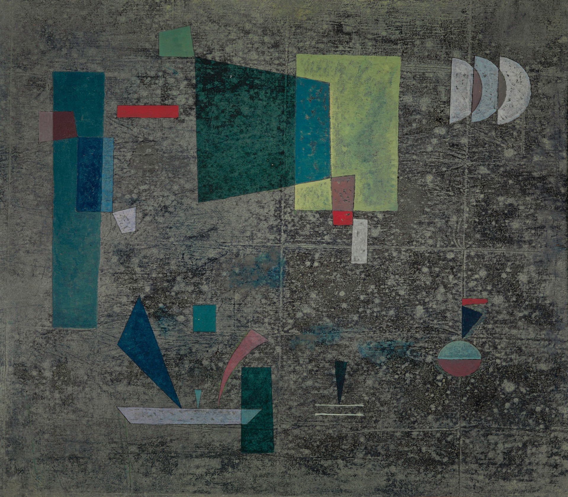 Langsam heraus (Slow Clearing) - by Wassily Kandinsky