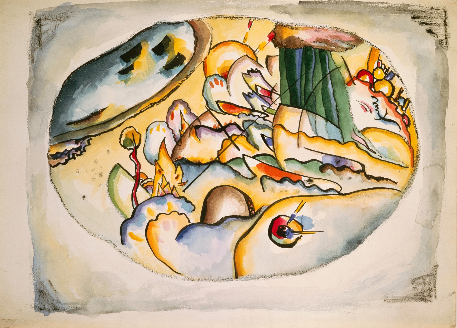 Untitled - by Wassily Kandinsky