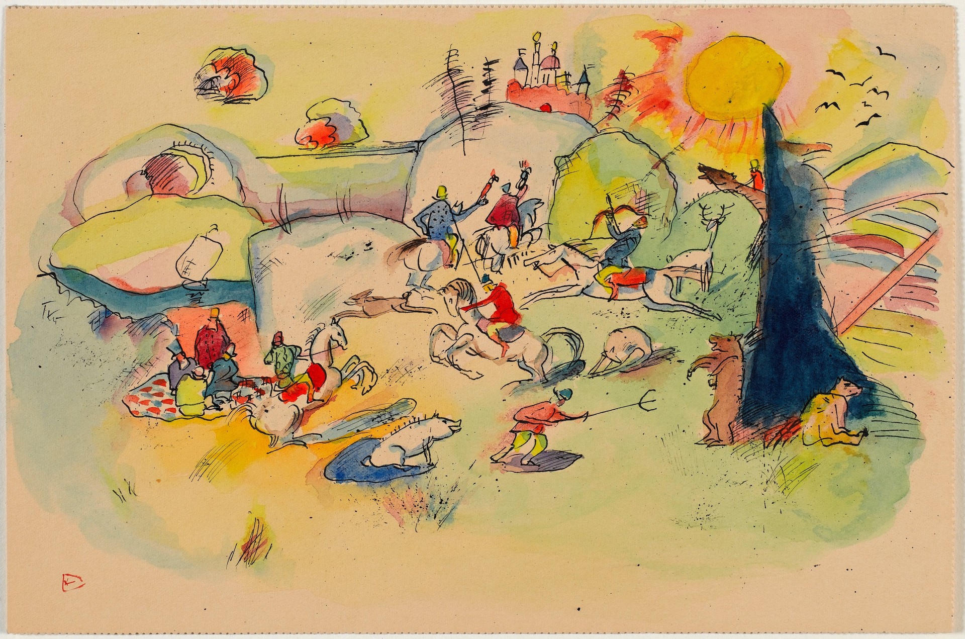 Untitled - by Wassily Kandinsky