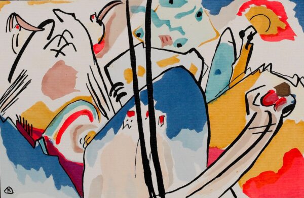 Page of the Blaue Reiter Almanach - by Wassily Kandinsky
