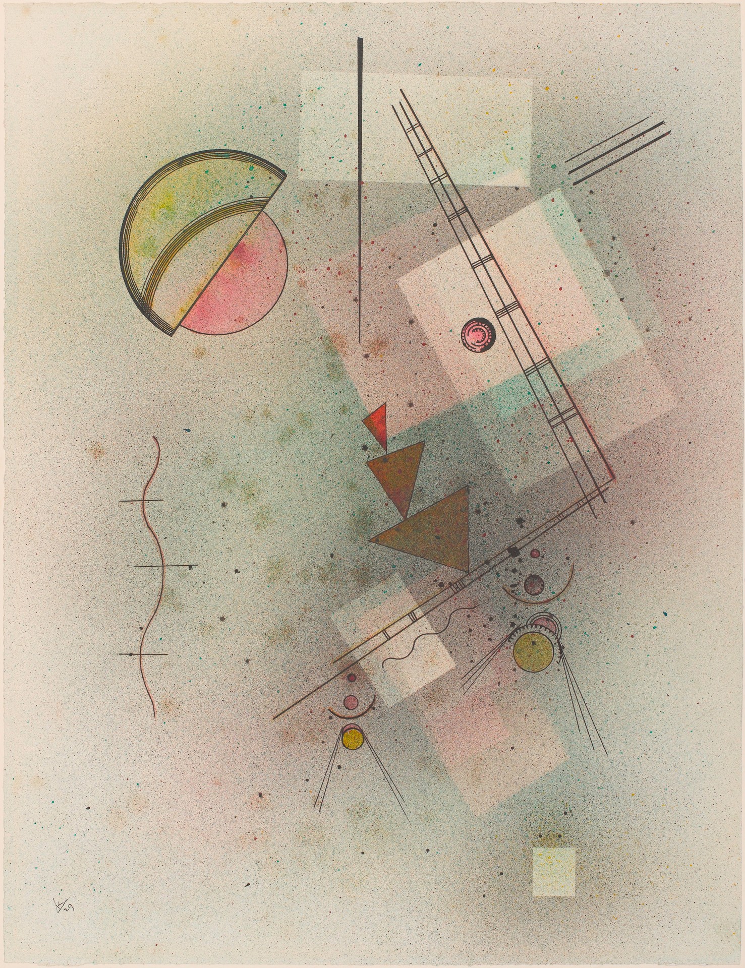 Grüner Duft (Green Smell) - by Wassily Kandinsky