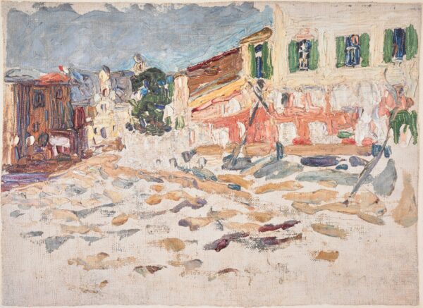 Ein Platz (A Square) - by Wassily Kandinsky