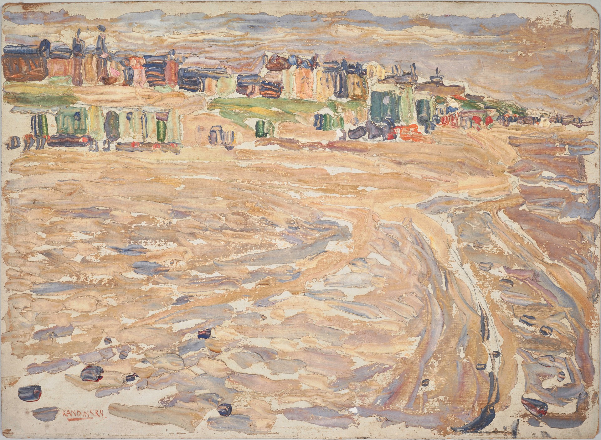 Scheveningen - by Wassily Kandinsky