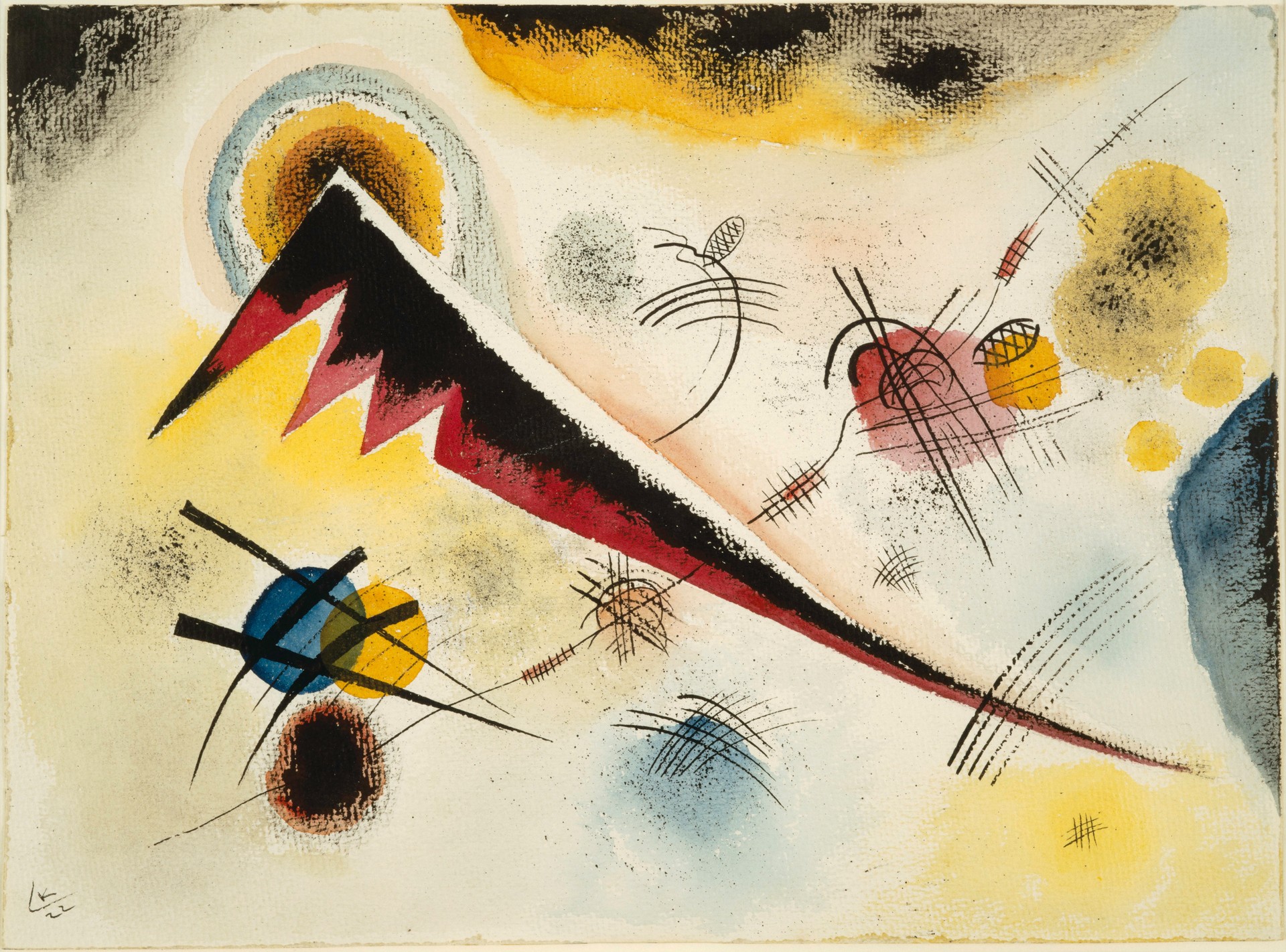 Jahresschluss (End of Year) - by Wassily Kandinsky