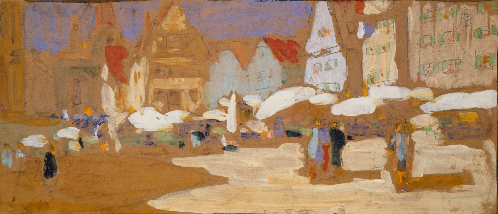 Marktplatz (Market Square) - by Wassily Kandinsky