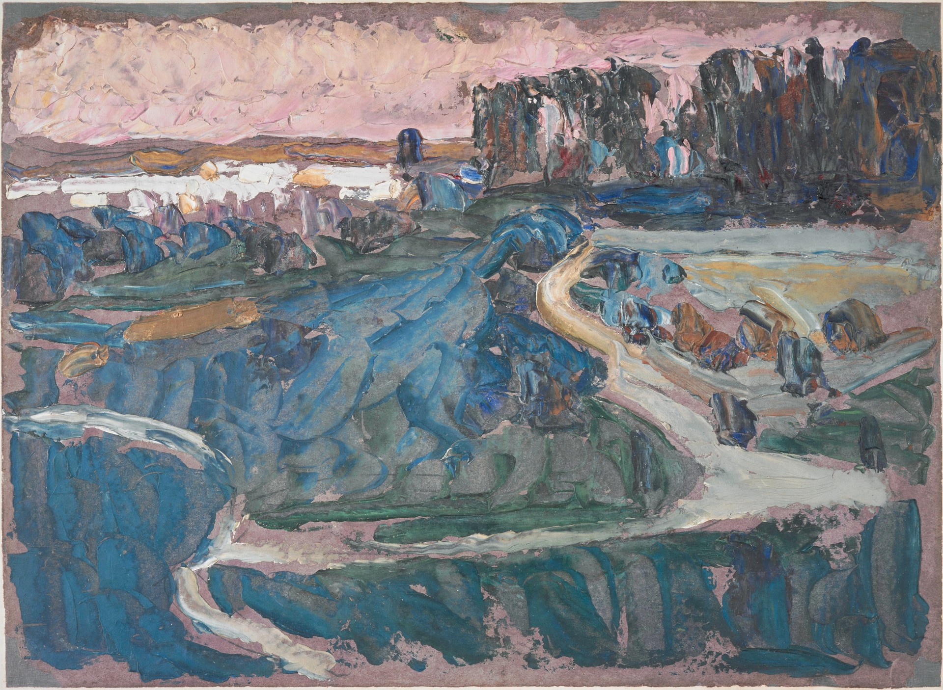 Landschaft (Oberpfalz) (Landscape (High Palatinat)) - by Wassily Kandinsky