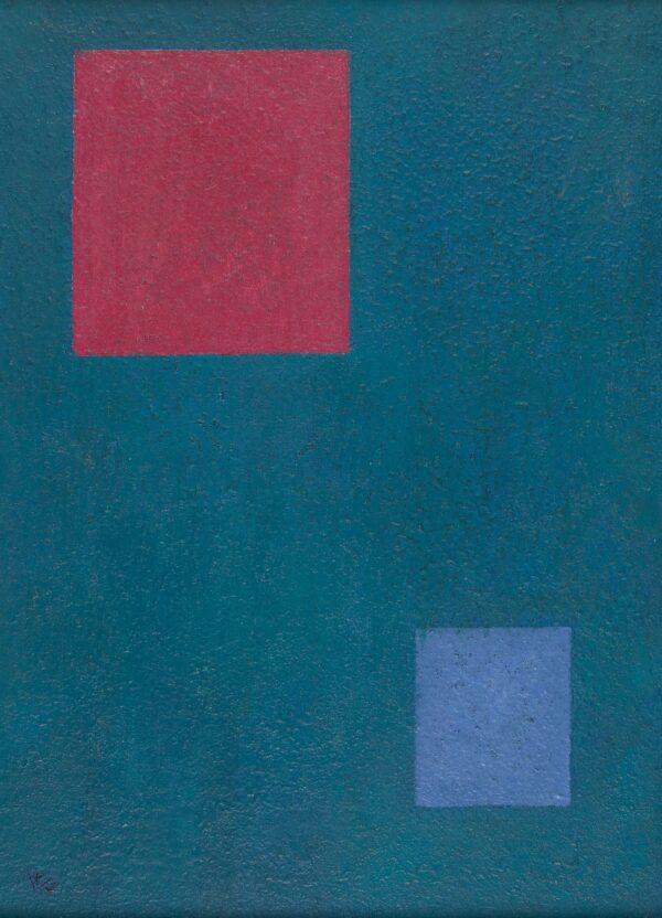 Zwei Quadrate (Two Squares) - by Wassily Kandinsky