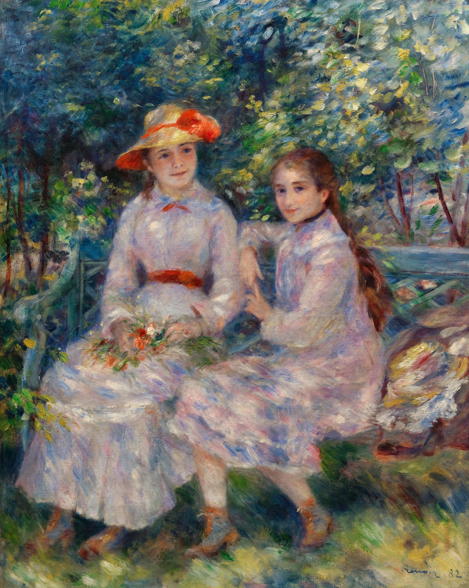 The Daughters of Durand-Ruel - by Pierre-Auguste Renoir